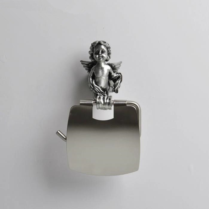 Wieszaki starożytny kolor cyny wieszak na ręcznik wieszak na ubrania wieszak na drzwi klasyczny anioł dekoracja na ścianę robić domu półka łazienkowa MB-0782T