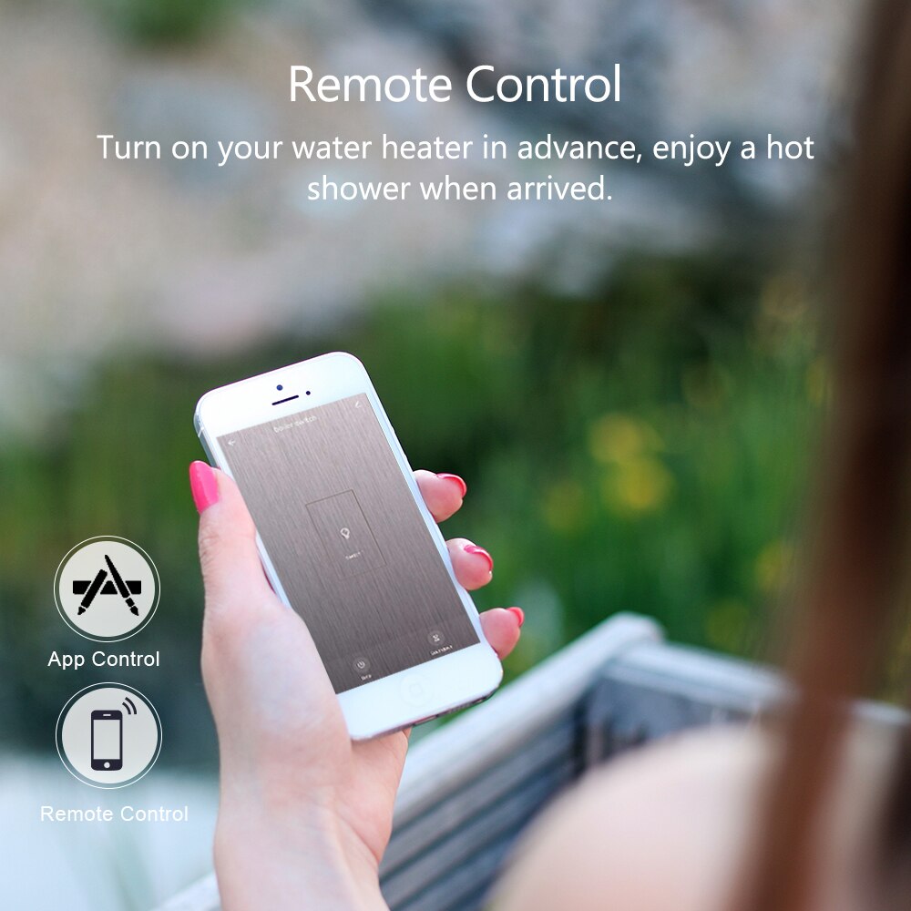 Tuya EU/US Wifi Boiler Smart Switch 20A 4400w with Timer Function Smart Life Water Heater Switch Work For Alexa Google Home