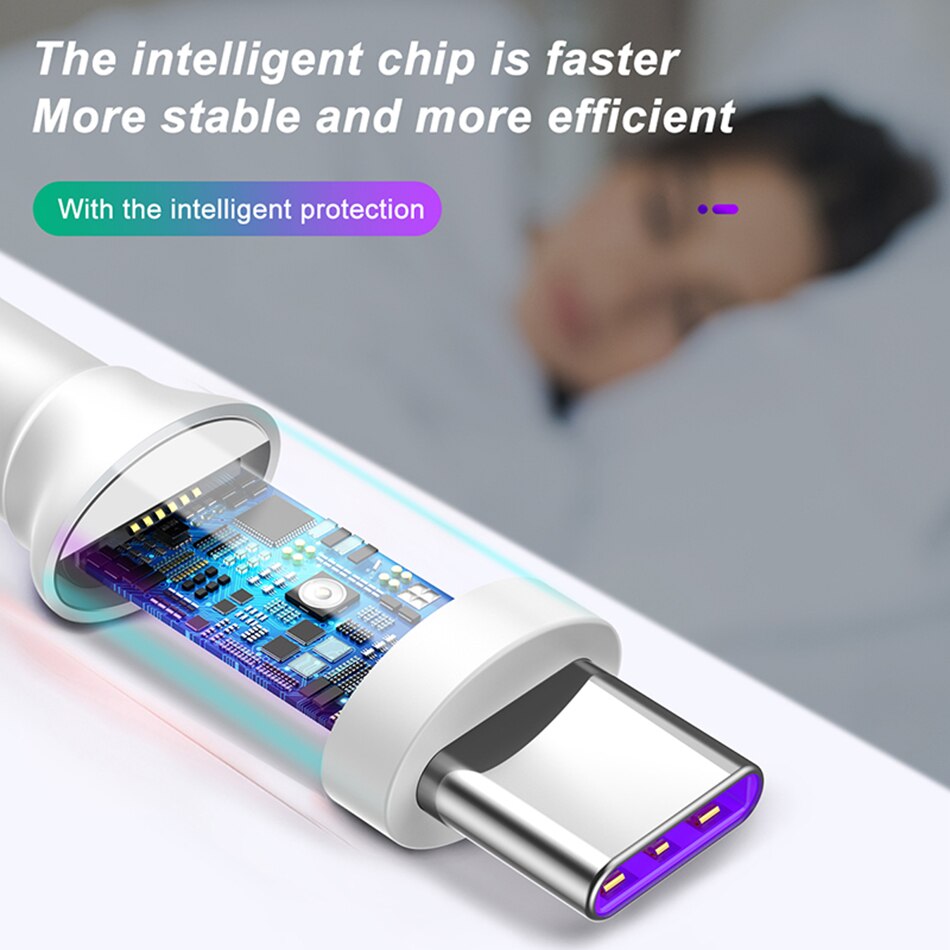 5A 3A Type C Cable Super Fast Charge USB C Cable QC 3.0 2.0 Rapid Charging Wire SuperCharge Phone Cord for Huawei Honor Xiaomi