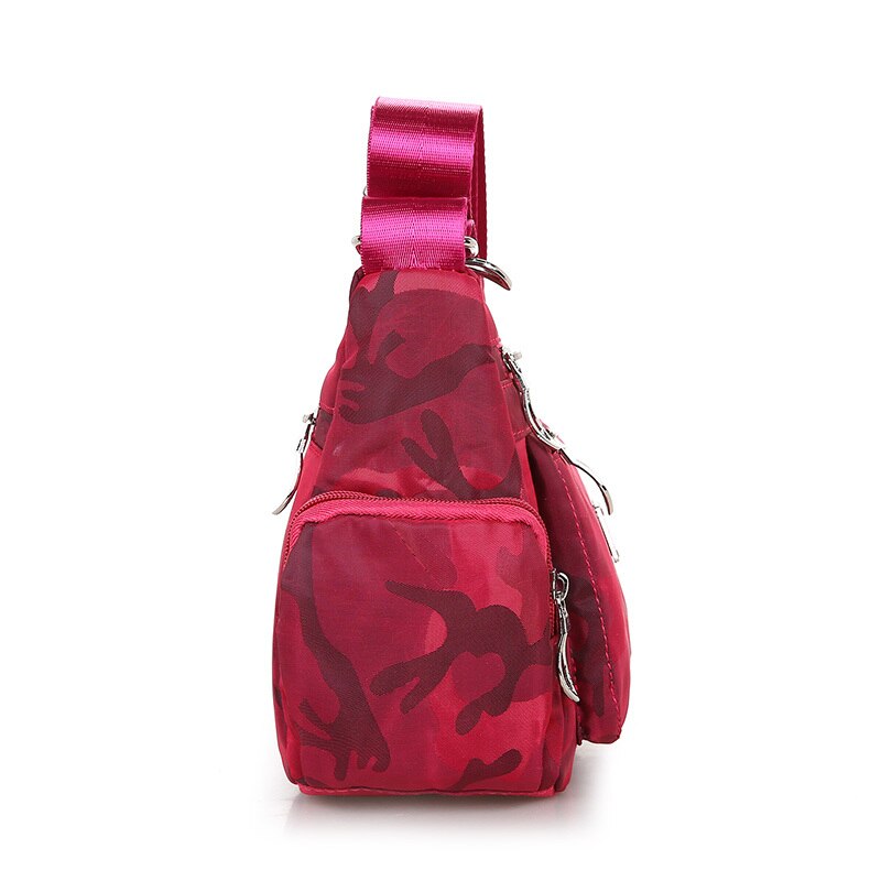Camouflag Mode Vrouwen Schoudertas Messenger Bag Waterdichte Nylon Oxford Crossbody Tas Handtassen Grote Capaciteit Reistassen