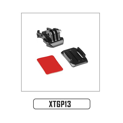 SHOOT Action Camera Accessories Set For GoPro Hero 8 7 5 4 Xiaomi Yi 4K SJCAM SJ4000 H9 Chest Strap Base Mount Go Pro Helmet Kit: XTGP13