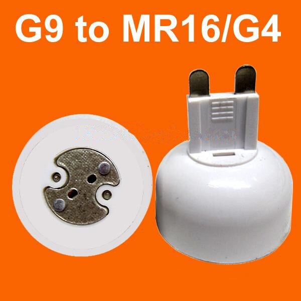 10 Stks/partij G9 MR16/G4/G5.3 Socket Lampvoet G9 Om MR16/G4/G5.3 Adapter Lamp Holder Converter