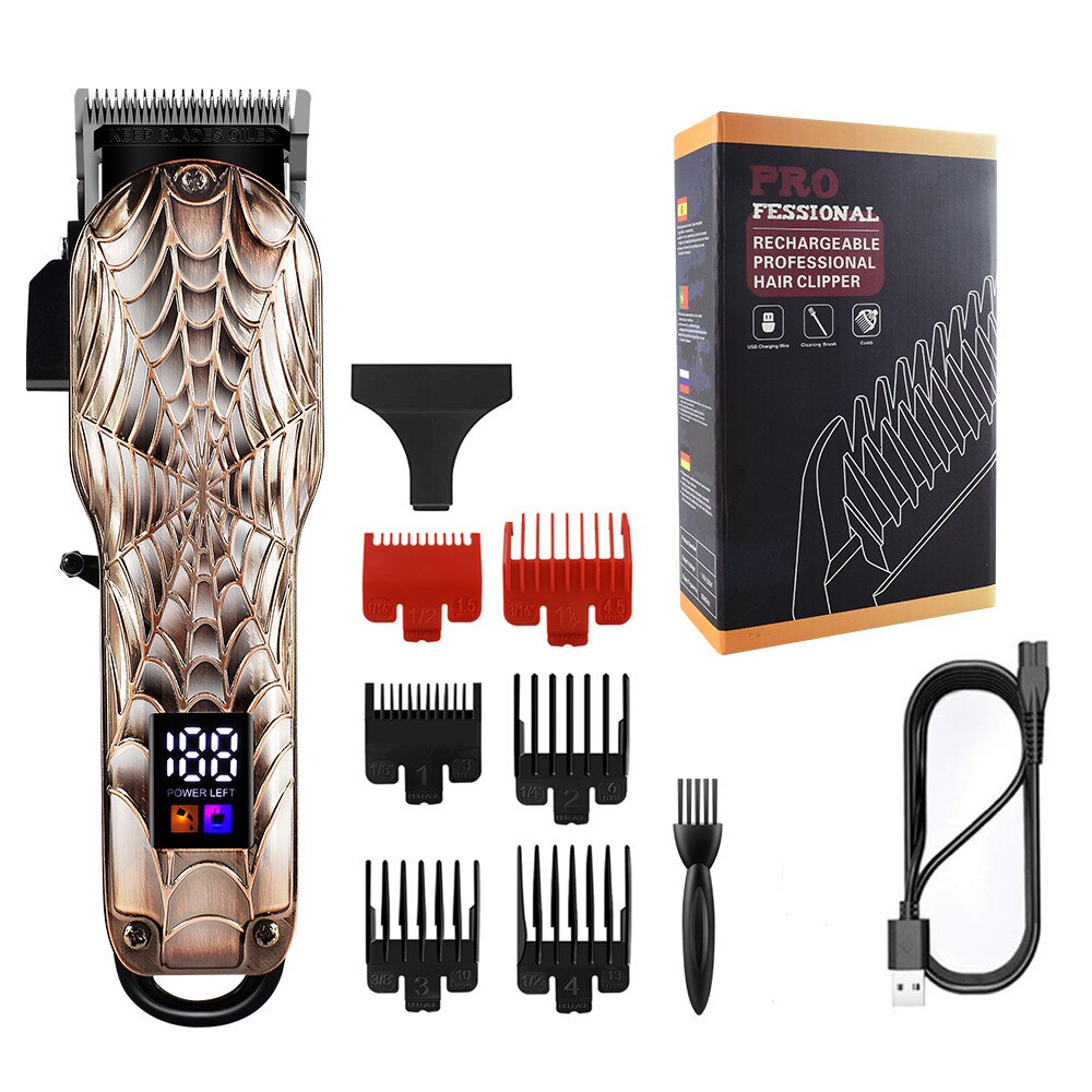 Tondeuse Professionele Elektrische Tondeuse 0Mm Kaalhoofdige Cutter Baard Scheren Precisie Afwerking Haar Snijmachine