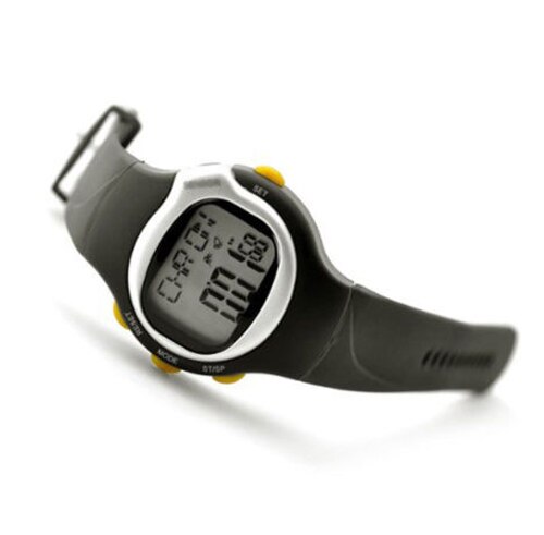LGFM Sport Pulse Heart Rate Monitor Calories Counter Fitness Wrist Watch Black