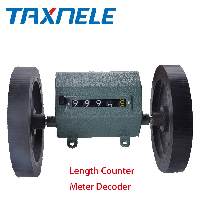 Z96-F Wheel type Counter Mechanical Meter Counter Coder Roller Counter Length Counter 1-9999.9M