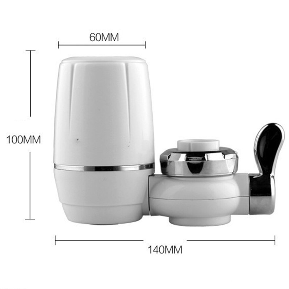thumbnail image 2 of 2-Pack Faucet Mount Water Filter System - Kitchen Sink Tap Purifier, ABS Silver 2 of 4