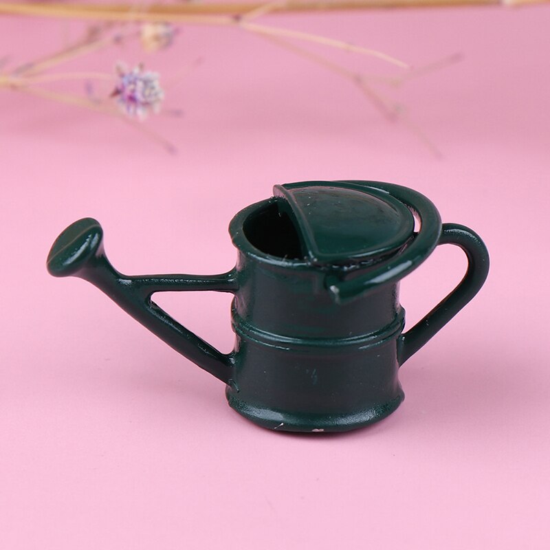 1:12 dukkehus vandkande dukkehus tilbehør klassisk legetøj haven drys blomsterpotte miniaturedekoration: 1
