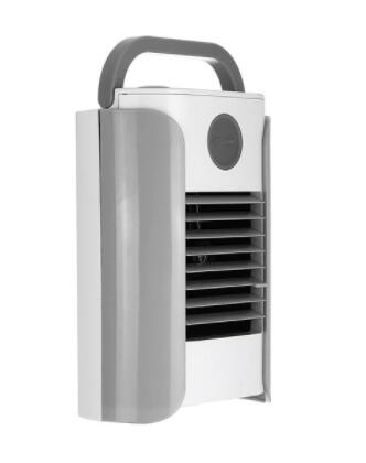 Minipöytätuuletin kannettava ilmastointilaite ilmankostutin ilmanjäähdytin tuuletin usb lataus säädettävä tuki bluetooth/radio/aux: Vaalean harmaa