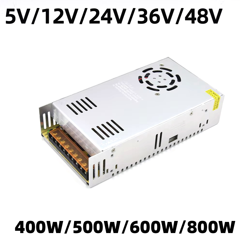 400W 500W 600W Schaltnetzteil Lichttransformator AC 110V 220V zu DC 5V 12V 24V 36V 48V Netzteil Quellenadapter für Le