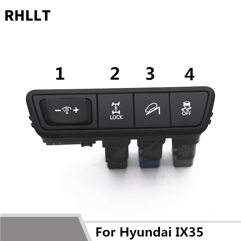 Voor Hyundai IX35 Luminantie Schakelaar Van Instrument Lamp Vier Drive Schakelaar Hill Descent Control Off Anti Slip Schakelaar