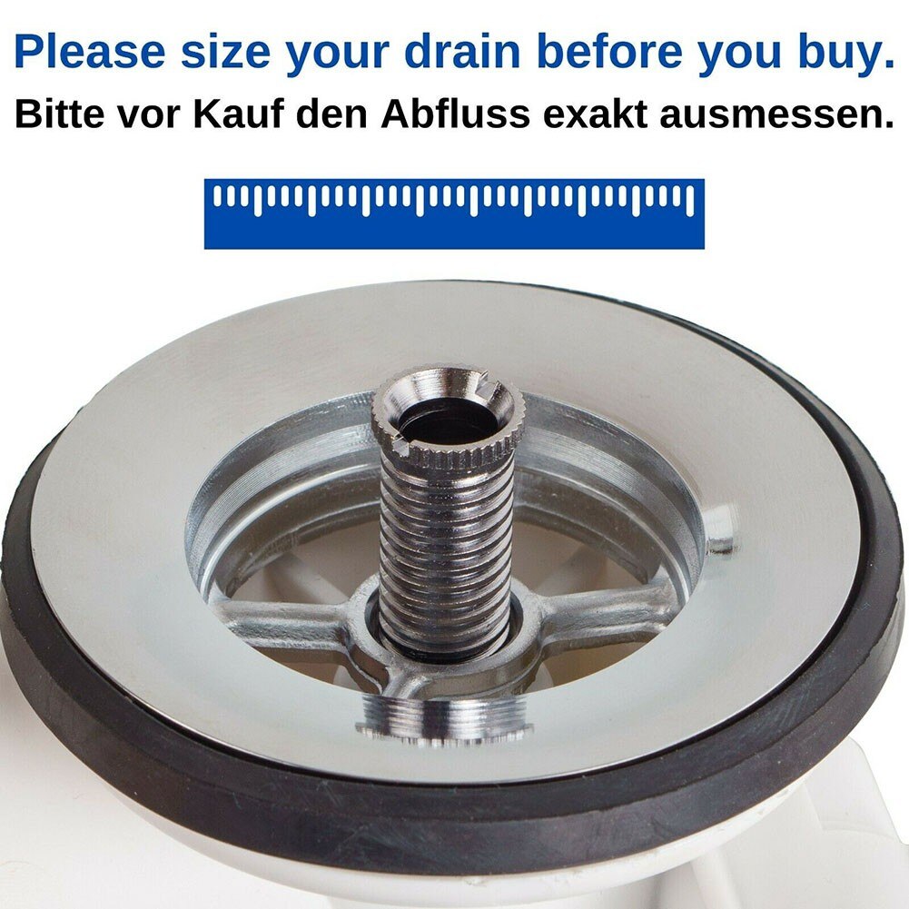 1/2/5pc 35mm /45mm Kitchen Sink Basket Strainer Waste Threaded Screw Connector Stainless Steel Kitchen Fixtures Tools