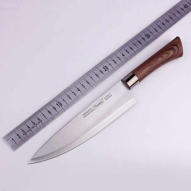 Vegetable Cutting Non-stick Chef's Knife Cutting Meat and Vegetables Multi-purpose Kitchen Stainless Steel Light and Sharp Knife