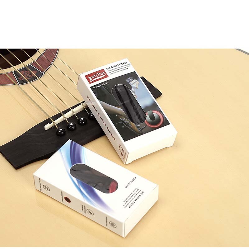 Gitaar Pickup Professionele Piezo Contact Microfoon Pickup Voor Akoestische Snaarinstrument Gitaar Viool Banjo Accessoires