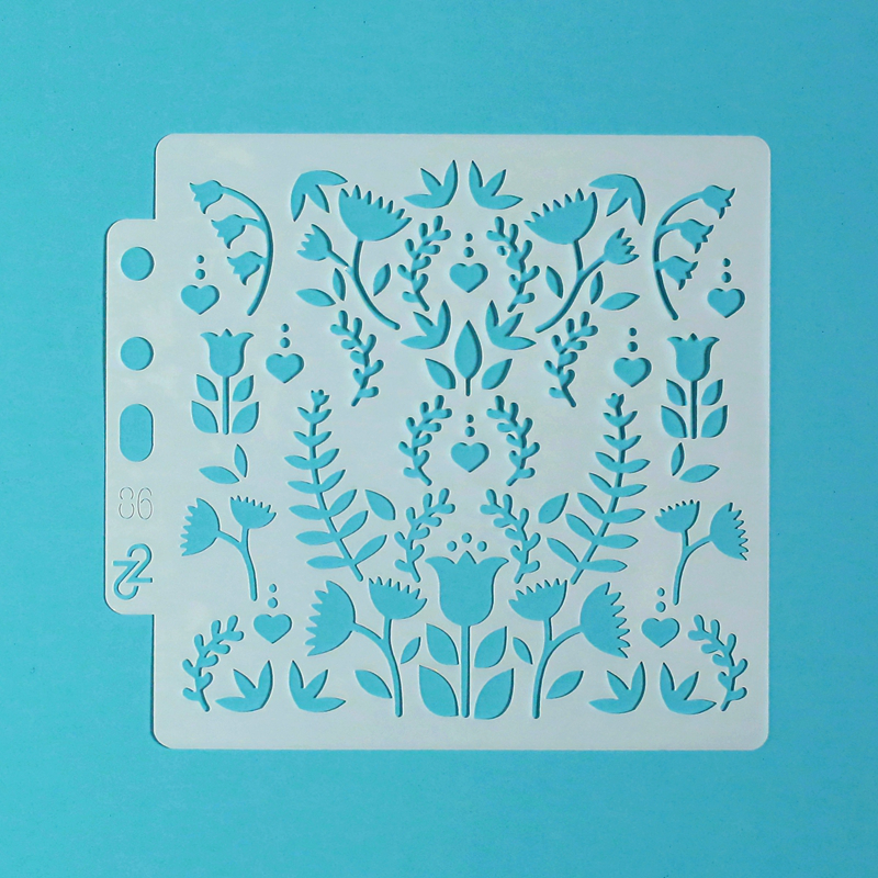 Nuevas plantillas de tulipán con capas, pegatinas de pintura para álbum de recortes, artesanías de papel, álbum de fotos, ropa de tejido de costura, de cumpleaños