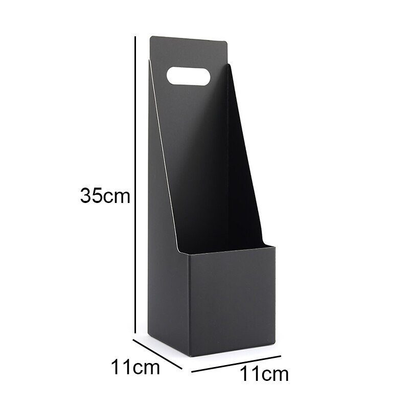 Waterproof Folding Portable Kraft Paper Flower Basket For Flower Shop Packaging Valentine’S Day Father’S Day Birthday