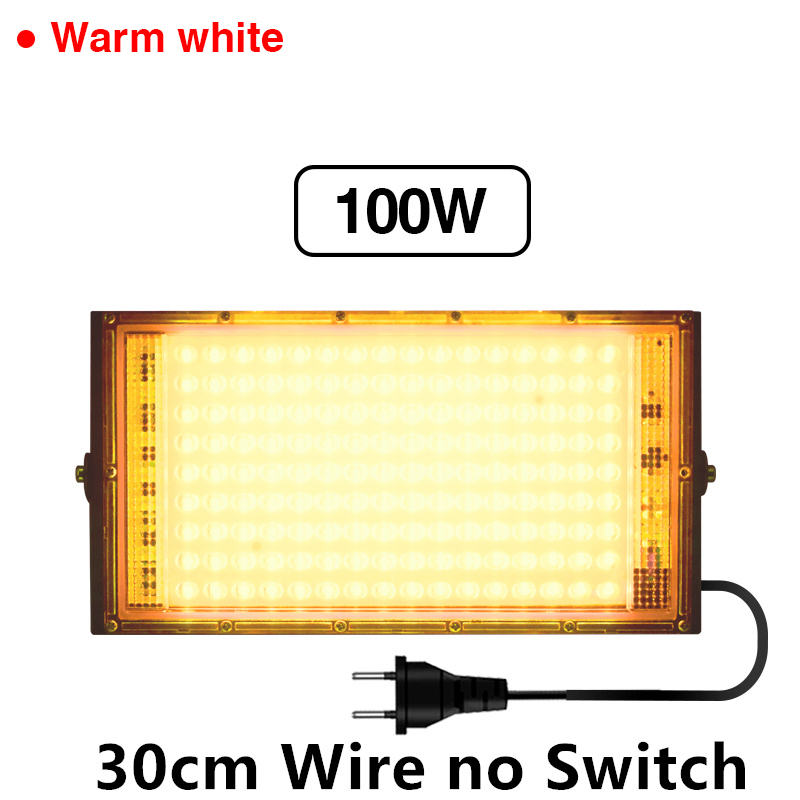 Lampe horticole de croissance LED, 50/100W, AC 220V, pour serre/chambre de culture, éclairage pour plantes: Bronze