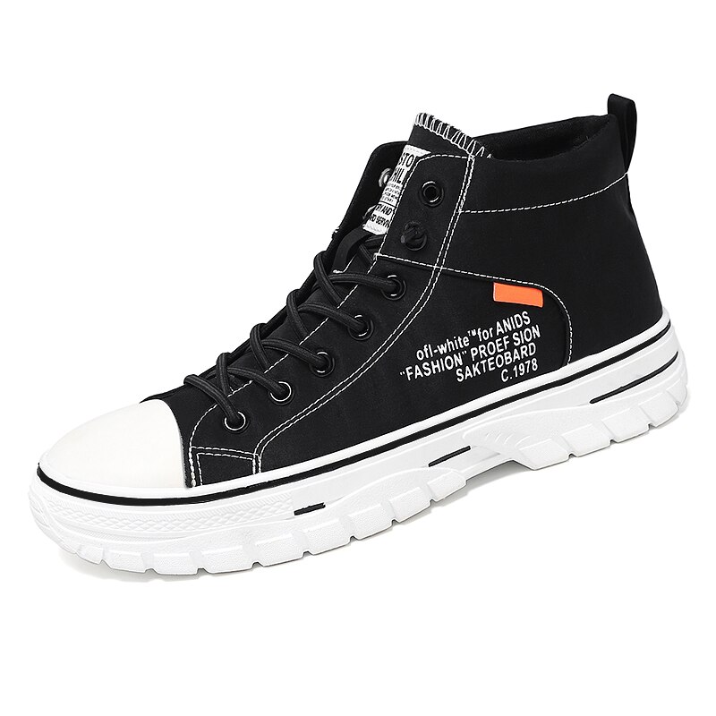 Herenschoenen Europese Station Black Samurai Sport En Leisure Sneakers Mannelijke Heren Casual Schoenen Verhoogd Ins Super Fire Schoenen: Black / 9.5