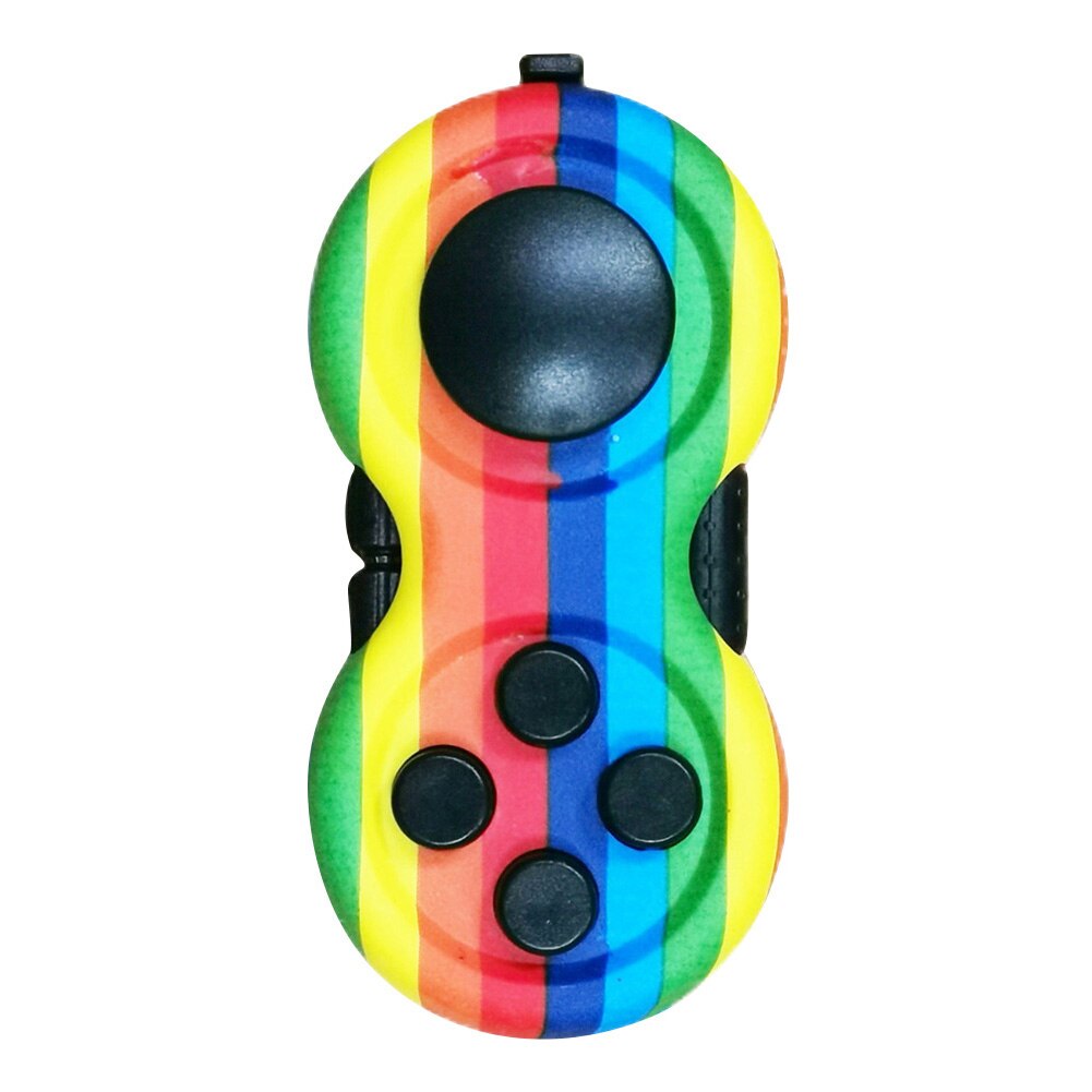 Metal Roller Desktop Toy Flip Fidget Stick Spinner Hand Tumbling Stress Relief Novelty Toy Anti Stress: I