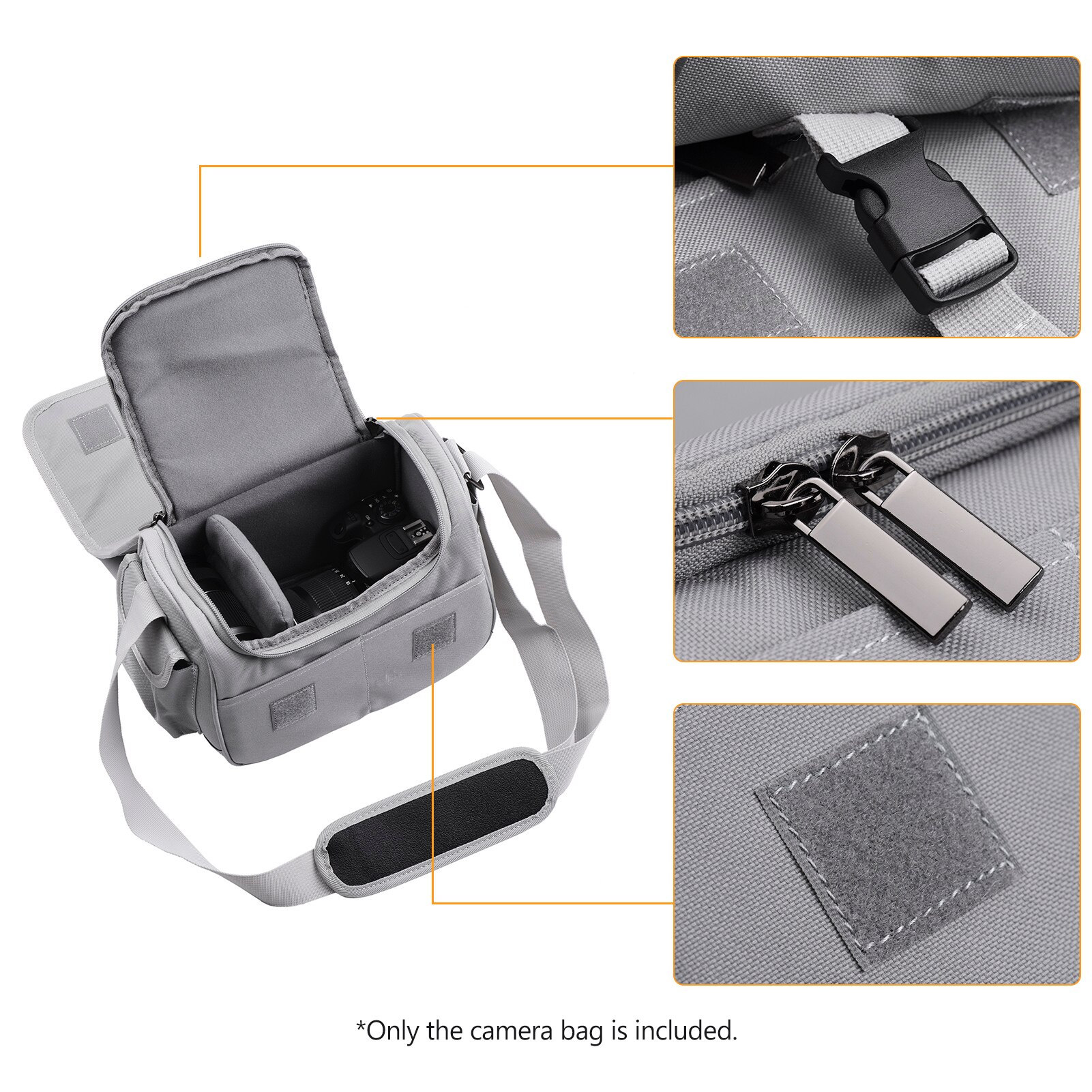 CADeN Lens photo tripod dslr Camera Bag backpack Single-shoulder Water-resisitant for DSLR/SLR Mirrorless Photography Accesories