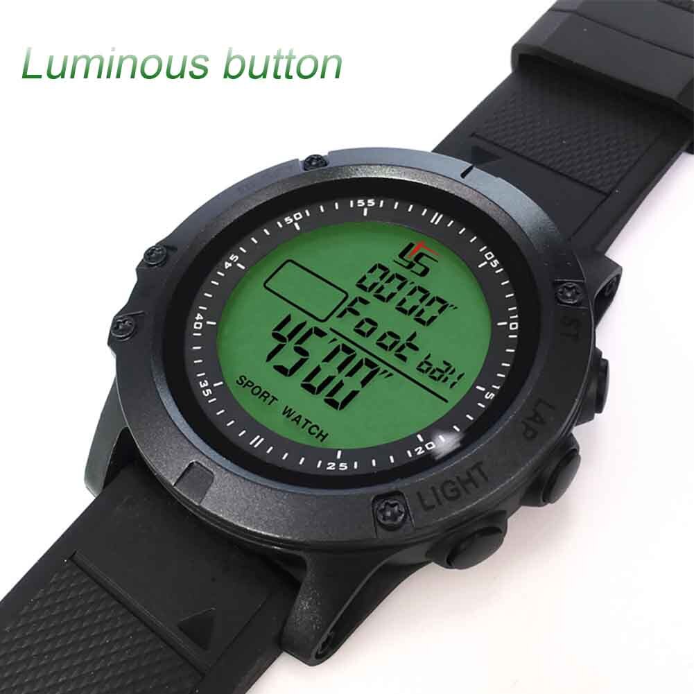 Cronómetro de fútbol con pantalla Digital, cronómetro de árbitro multifuncional, reloj de pulsera, metrónomo de alta precisión para luz nocturna deportiva
