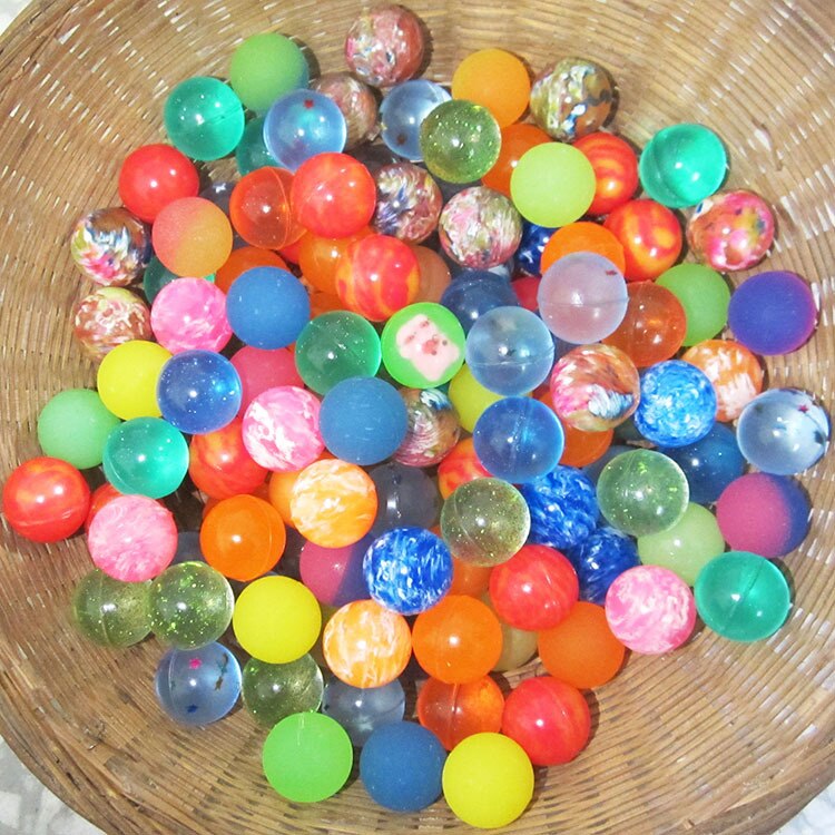 27mm Bouncy Ball child elastic rubber ball Children of pinball 1pcs