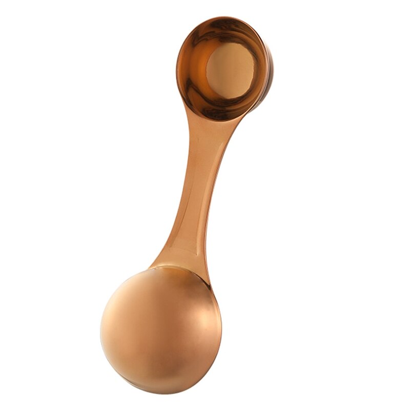 Meet Scoop Koffie Scoop, Roestvrij Staal Meten Lepel Voor Gemalen Koffie, Espresso, Koffiebonen: Gold