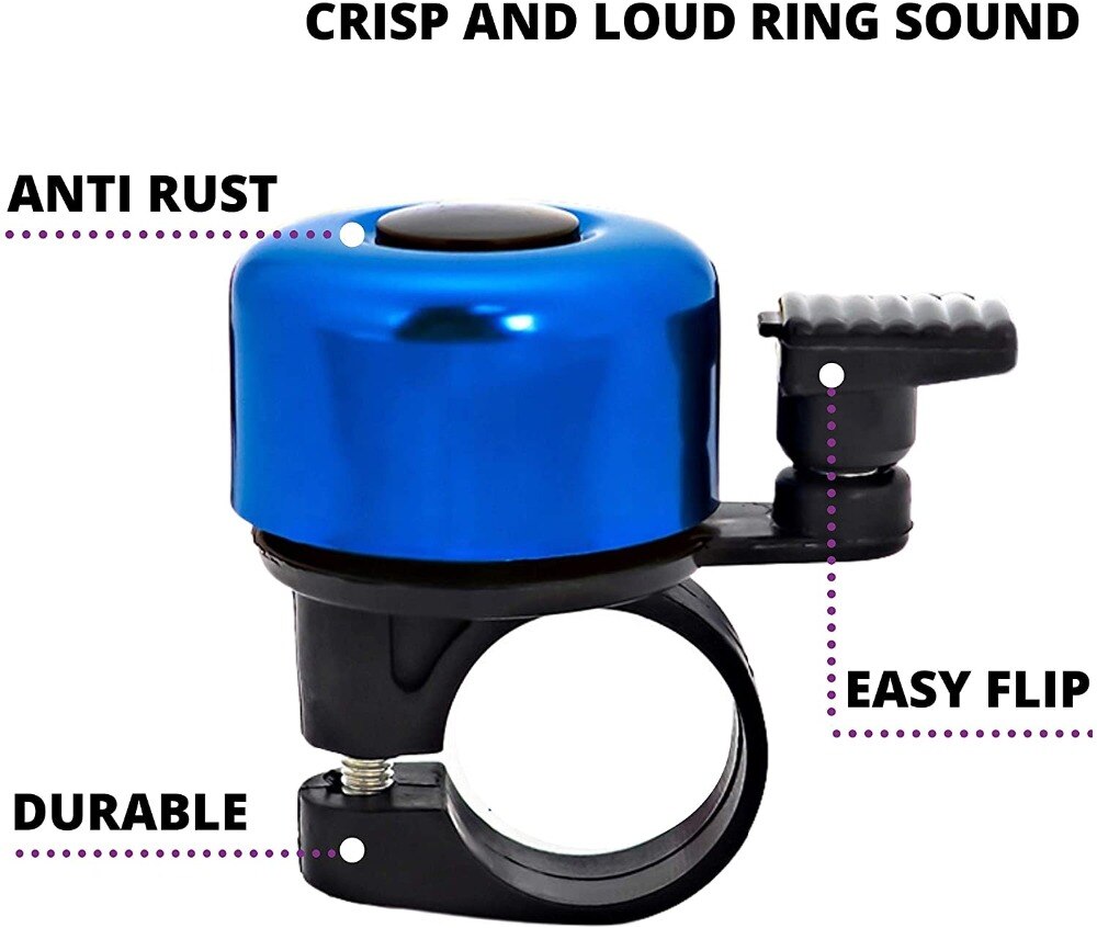 Horn Sound Alarm For Safety Cycling Bicycle Bell Alloy Mountain Road Bike Handlebar Aluminum Alloy Bicycle Call Bike Accessories