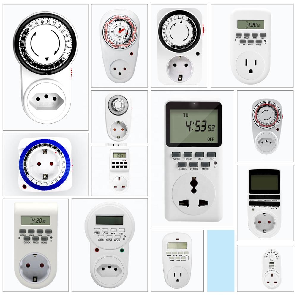 24-Hours Daily Mechanical Timer Electrical Socket Light Switch Plug Timer