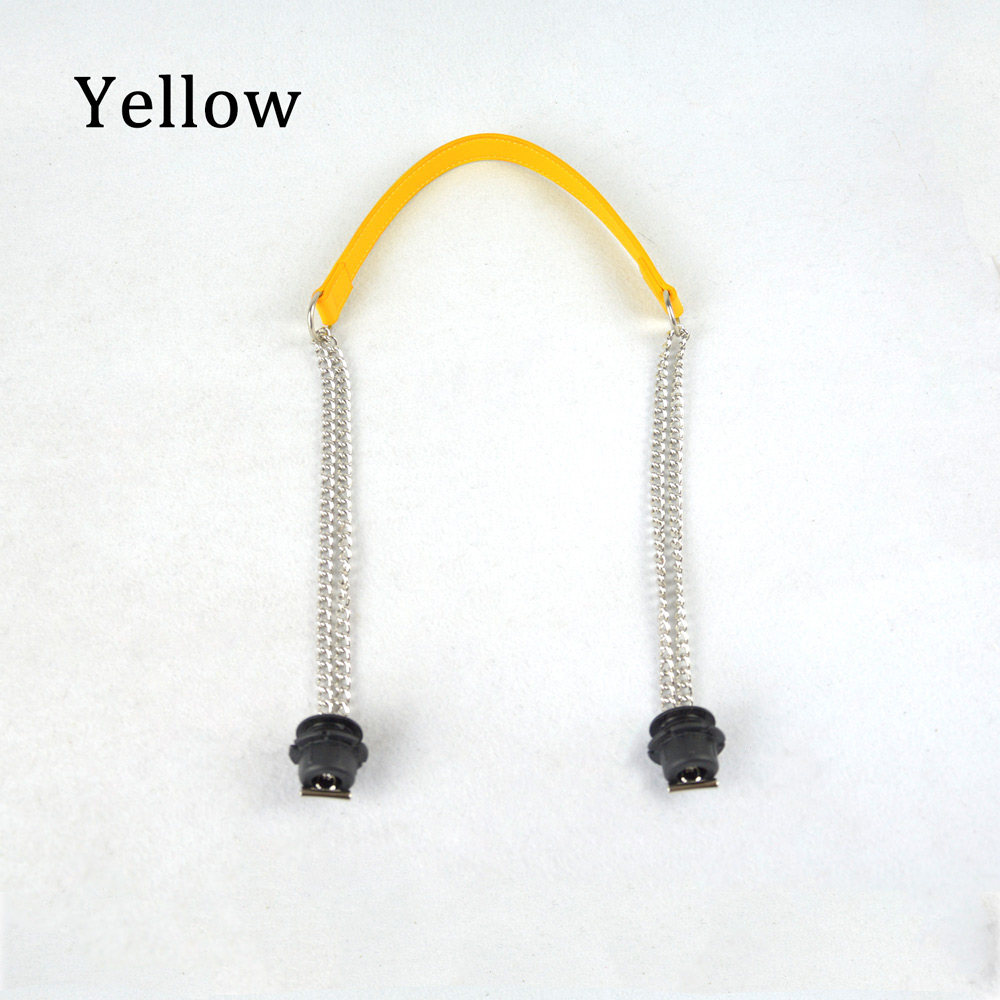 Tanqu 1 Stuk Obag Zilveren Lange Dubbele Ketting Ot T Obag Handvatten Voor Obag Eva O Tas Bakken Vrouwen Tas schouder Handtas: Yellow