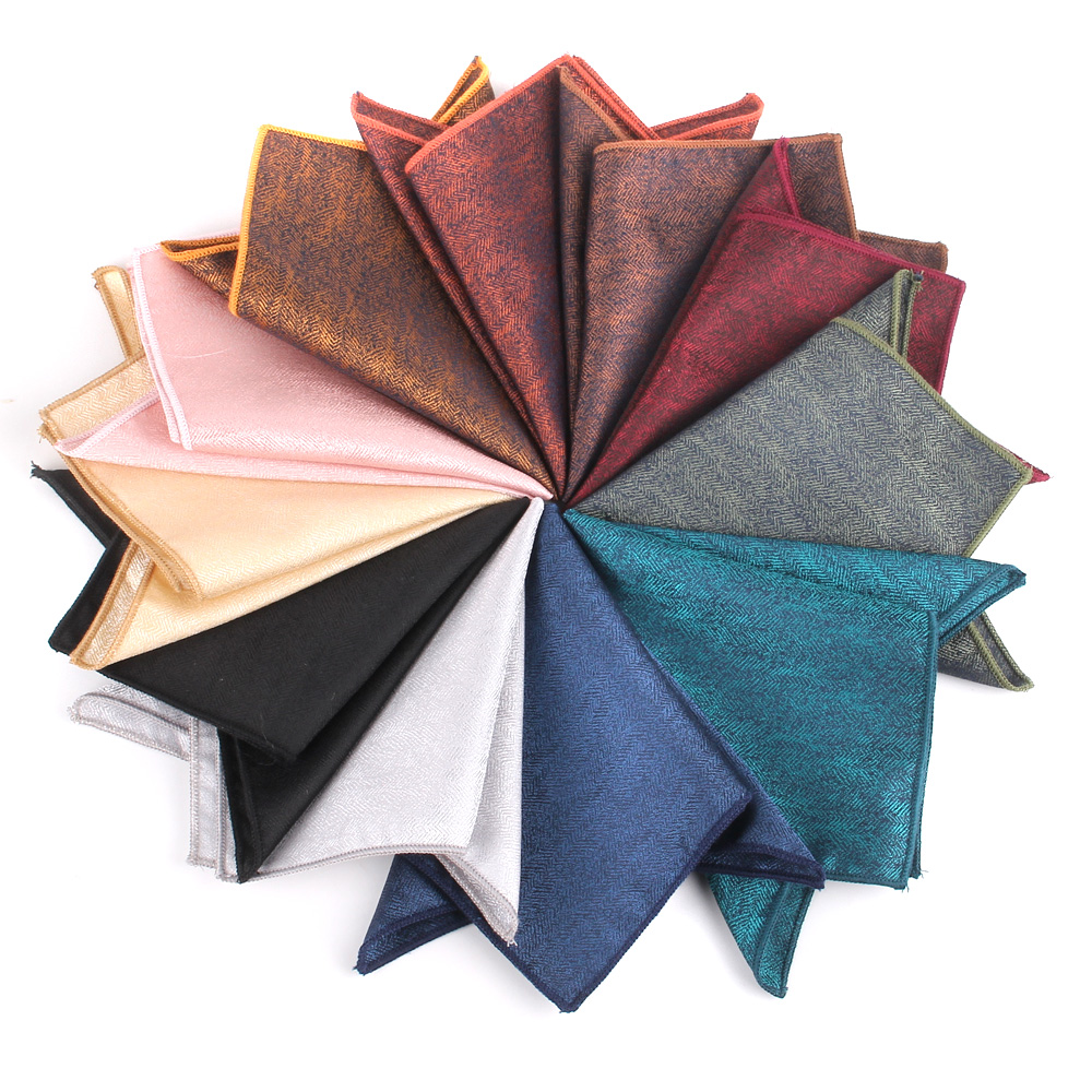 Solid Pocket Square For Men Women Suits Chest Towel Handkerchief Gentlemen Hankies Wedding Handkerchiefs Pocket Towel