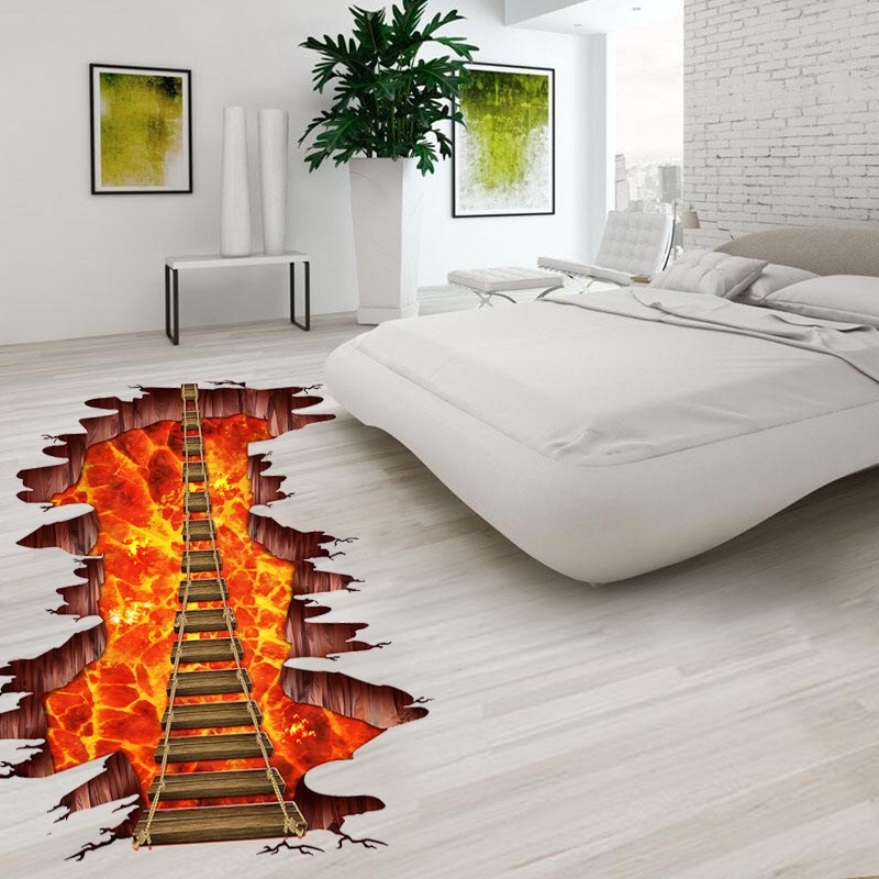 Grote 3d Cosmic Space Muursticker Galaxy Star Brug Home Decoratie Voor Kinderkamer Floor Woonkamer Muurstickers home Decor