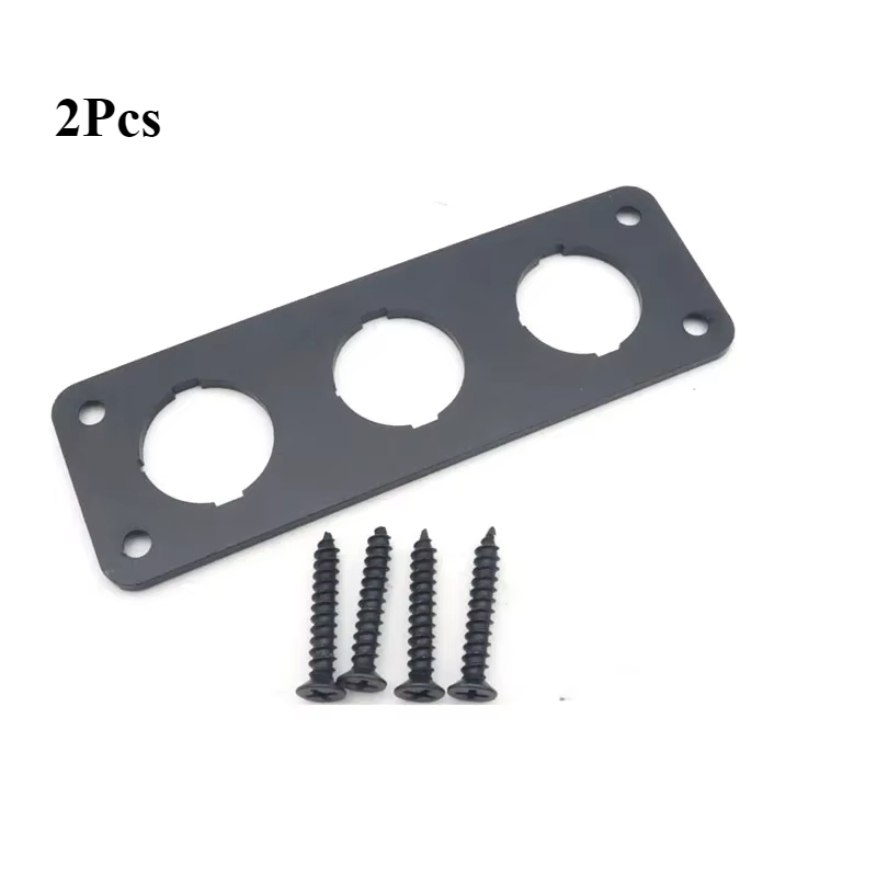 Aluminum Alloy Rocker Switch Panel 1/2/3/4/5/6 Way Gang Car Boat Button Toggle Switch Panel Housing Holder for ATV Truck Camper: Orange