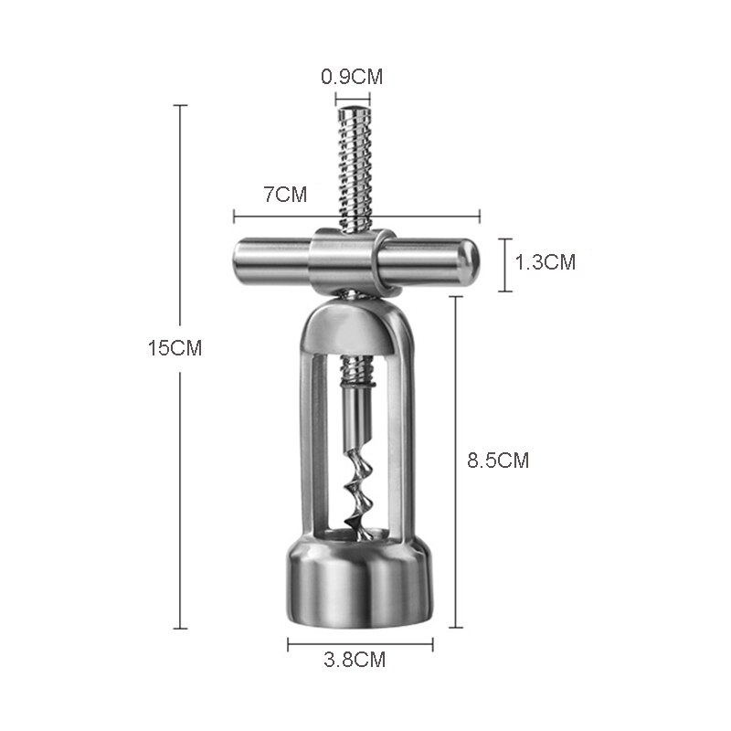 Ouvre-bouteille de vin moderne en acier inoxydable 304, 1 ou 3 pièces, tire-bouchon à levier pour le vin rouge, ustensiles de cuisine, outils de Bar
