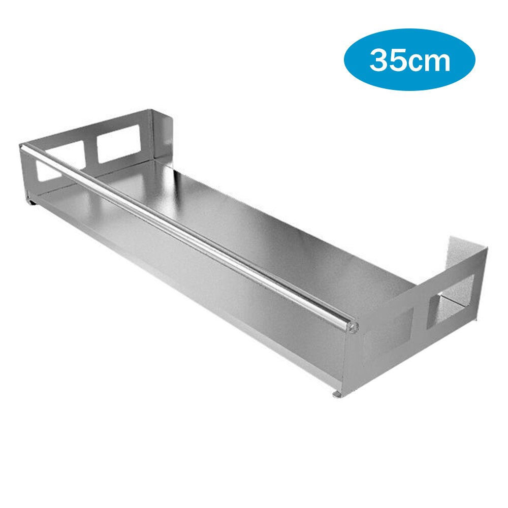Kitchen Stainless Steel Spice Rack Seasoning Rack Spices Rack Shelf Kitchen Storage Organizer Multi-Functional Storage Shelf: 35CM