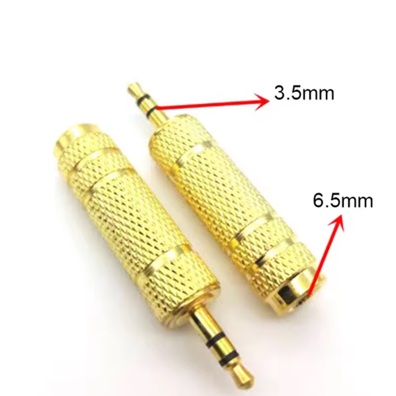 Jack Audio da 3,5 mm 6,35 mm da 6,5 maschio a 3,5 femmina / Jack maschio da 3,5 a 6,35 femmina Adattatore connettore femmina maschio Elettronica di consumo