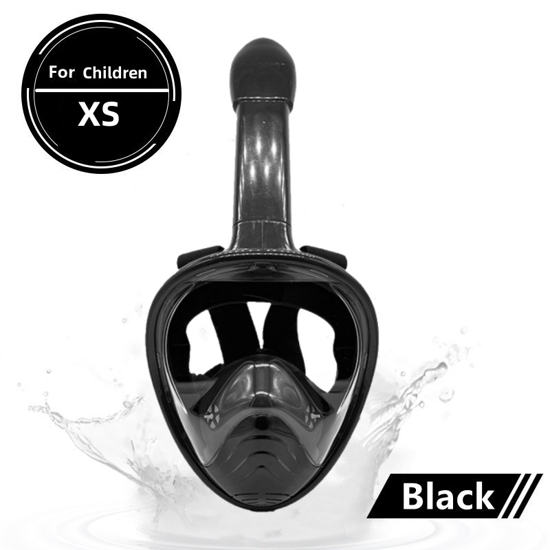 Onderwater Scuba Anti Fog volgelaatsduikmasker Snorkelen Ademhalingsmaskers Veilige waterdichte zwemuitrusting voor volwassen kinderen: Clear