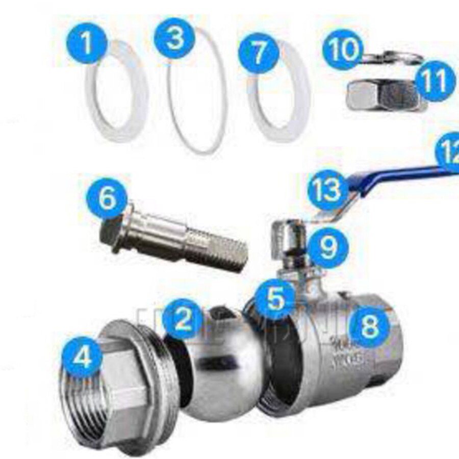 304 Stainless Steel Two Piece Ball Valve 1/4 3/8 1/2" 3/4" 1" 2" BSP Female And Male Thread Water Gas Oil Switch Fitting Adapter