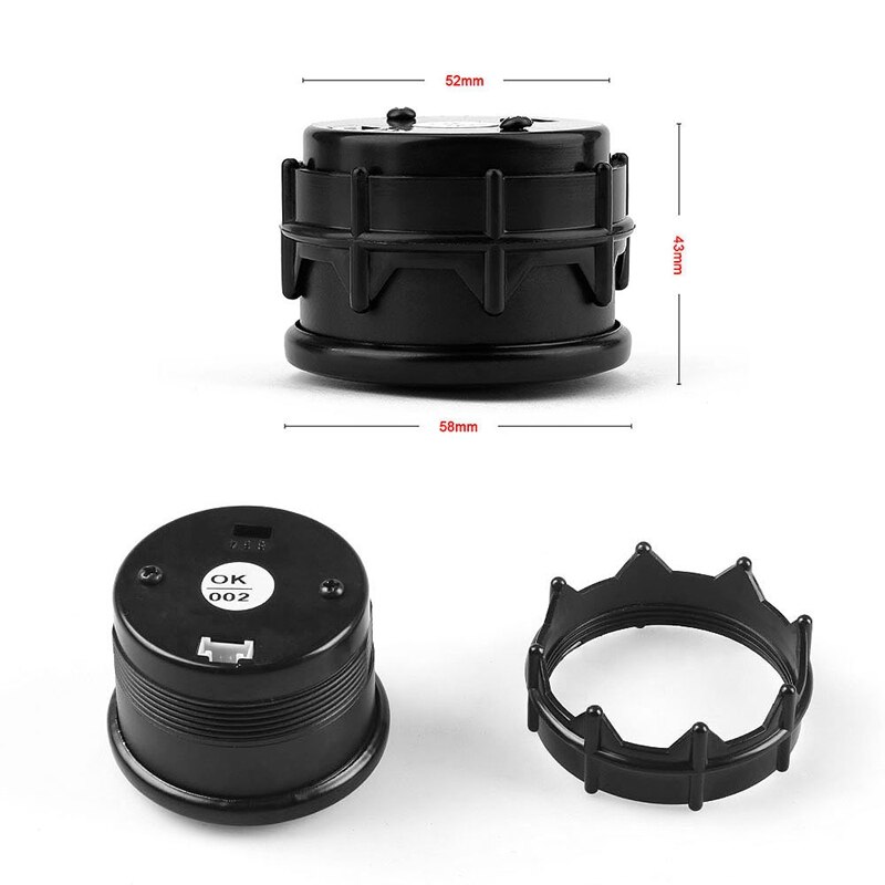 Dyno racing 2 tum 52mm bil led digital / analog oljetemp temperaturmätare röklins