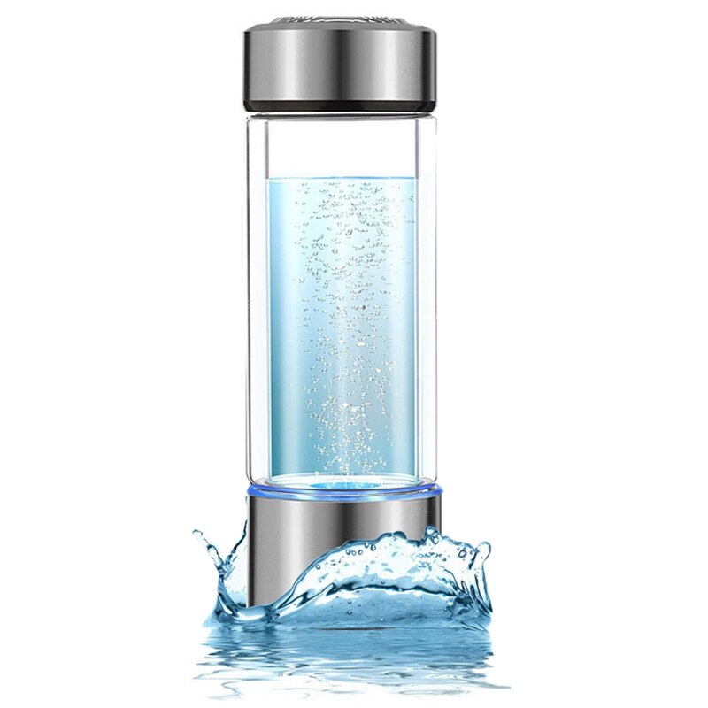 600 Ml Draagbare Waterstof Generator Water Filter Ionisator Pure H2 Pem Rich Waterstof Alkaline Fles Elektrolyse Drinken Waterstof