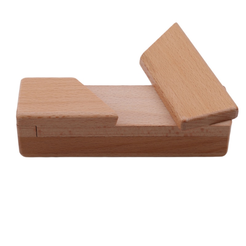 Wooden Brain Teaser Secret Opening Puzzle Box Magic Mysterious Box Box For Kids 8-11 Years Old