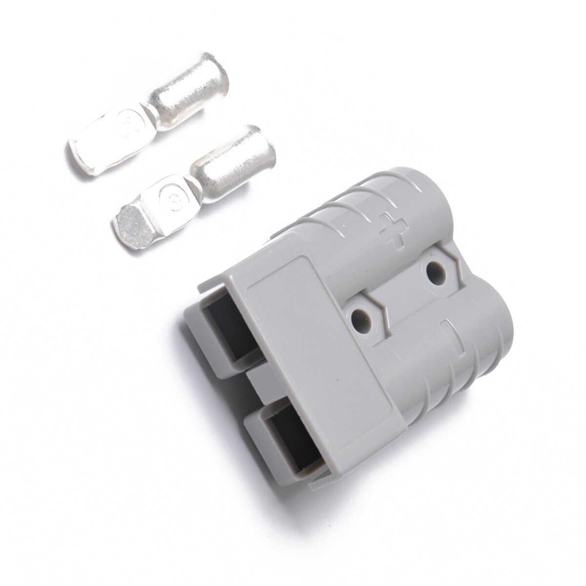 Universal 10-12 AWG 50A Battery Connect Quick Connector Plug For Forklift Winch Trailer Driver Electrical Devices Black Gray Red