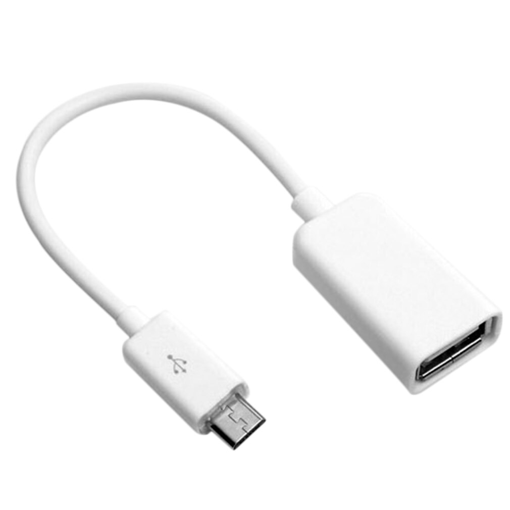 Micro Usb Otg Adapter Kabel Type C Usb Adapter Male Naar Usb 2.0 Female Adapter Usb Otg Kabel Converter Data kabel Voor Telefoon: white