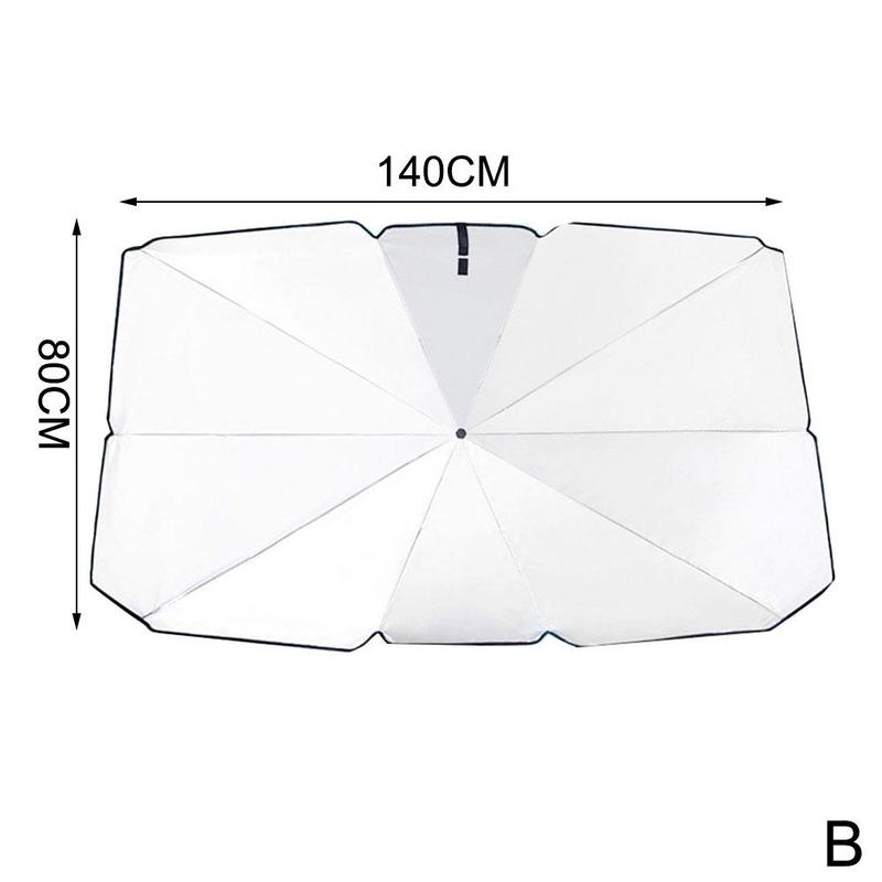 Car Parasol Car Windshield Cover UV Protection Prevent Folding Front Shade Sun Falling Window Auto Umbrella Wear-resist P4Z5: silver2