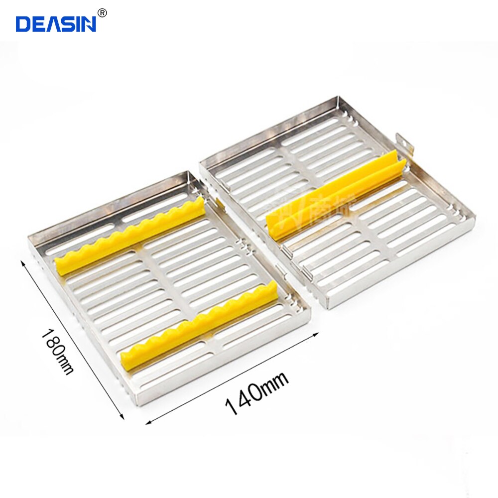 Dental stainless steel disinfection placing box tray for dental instrument for instrument disinfection plate: 10 grid