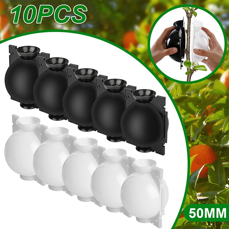 10 Stuks Plant Wroeten Hoge Druk Voortplanting Bal Graft Box Grow 5Cm Professionele Planten Wortel Groeiende Dozen Gereedschap