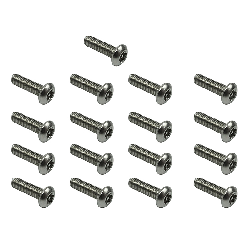 Vis antivol pour la fixation du couvercle du compartiment de la batterie de la trottinette électrique Xiaomi Mijia M365/Pro: 17pcs