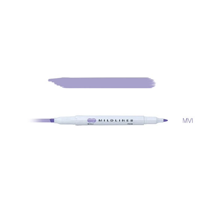 Original Zebra Mildliner Textmarker Dual Liner Textmarker Hersteller Stift Japanischen leicht Liner Textmarker Stift: MVI