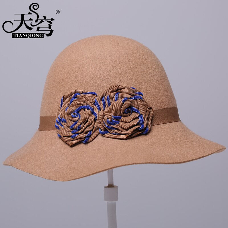 Korte britse fedora hoed wollen wol vintage dames hoeden koreaanse herfst winter muts dames warme retro mutsen  h6755