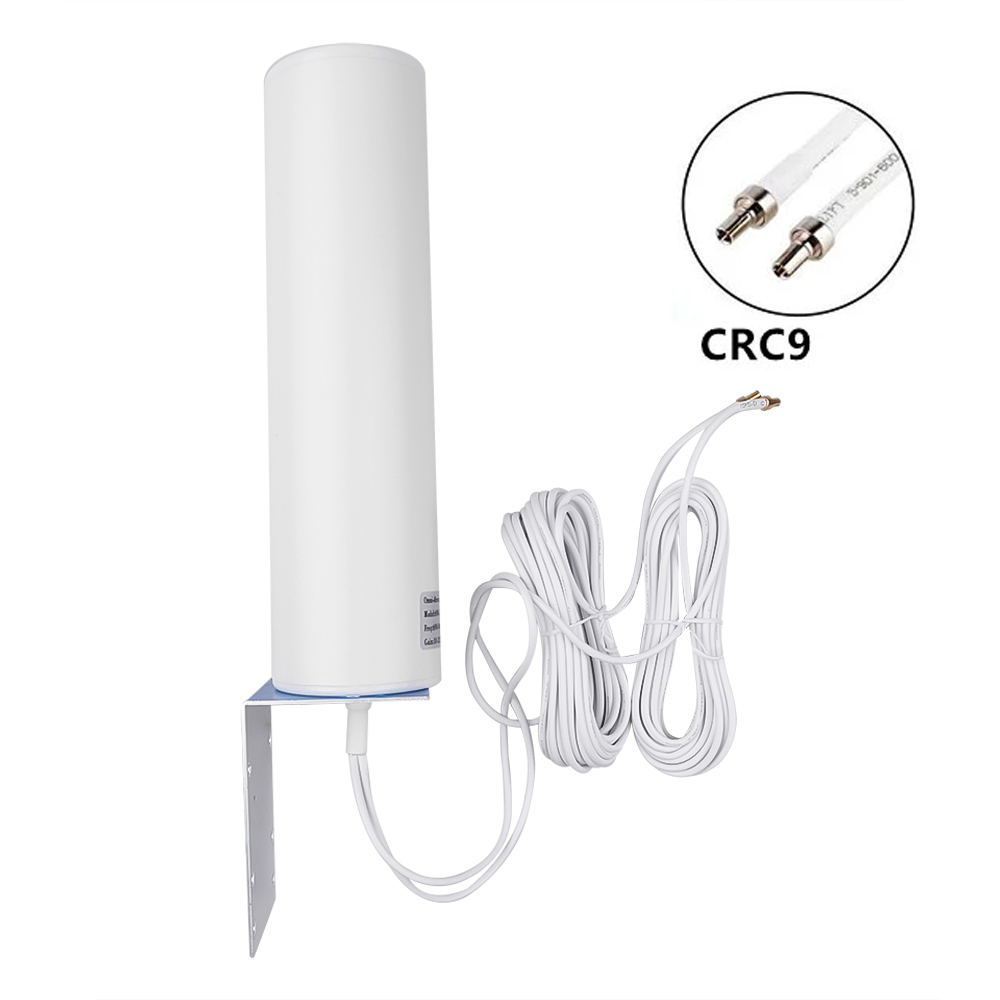 Newly Antenna 4G LTE 12Dbi 3G Antenna External Antenna 4G Outdoor Antenna Dual Slider CRC9/TS9/SMA 5M Connector Modem Router: CRC9