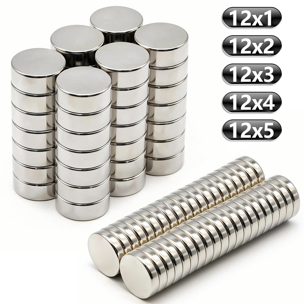 12X1/12X2/12X3/12X4/12X5mm Super Strong Round Magn... – Vicedeal